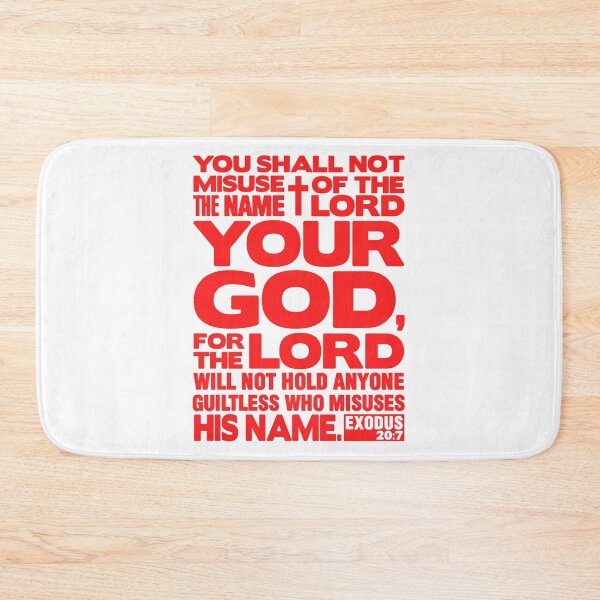 Item preview, Exodus 20:7 Name Of The LORD designed and sold by plushism.