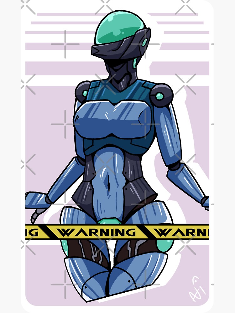 Artwork view, Warning Glaise designed and sold by Alicaido