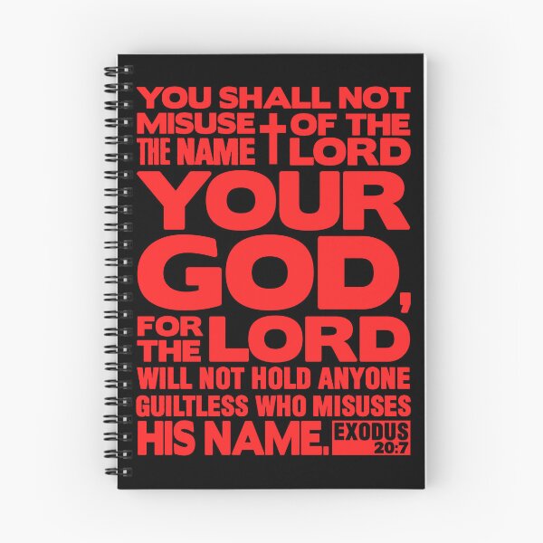 Item preview, Exodus 20:7 Name Of The LORD designed and sold by plushism.