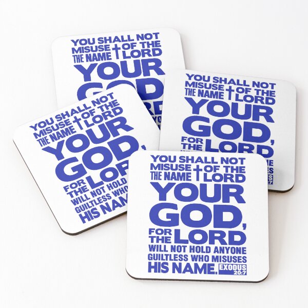 Item preview, Exodus 20:7 Name Of The LORD designed and sold by plushism.