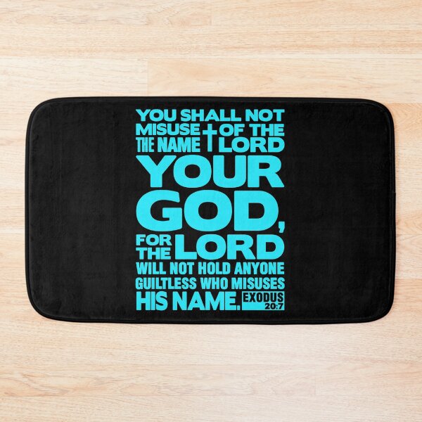 Item preview, Exodus 20:7 Name Of The LORD designed and sold by plushism.