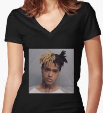 xxxtentaction Merchandise Women's Fitted V-Neck T-Shirt