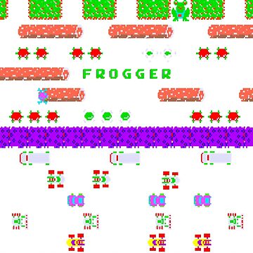 Artwork thumbnail, Mod.2 Arcade Frogger Video Game by phidiep597
