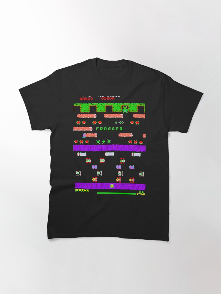 Thumbnail 3 of 7, Classic T-Shirt, Mod.2 Arcade Frogger Video Game designed and sold by phidiep597.