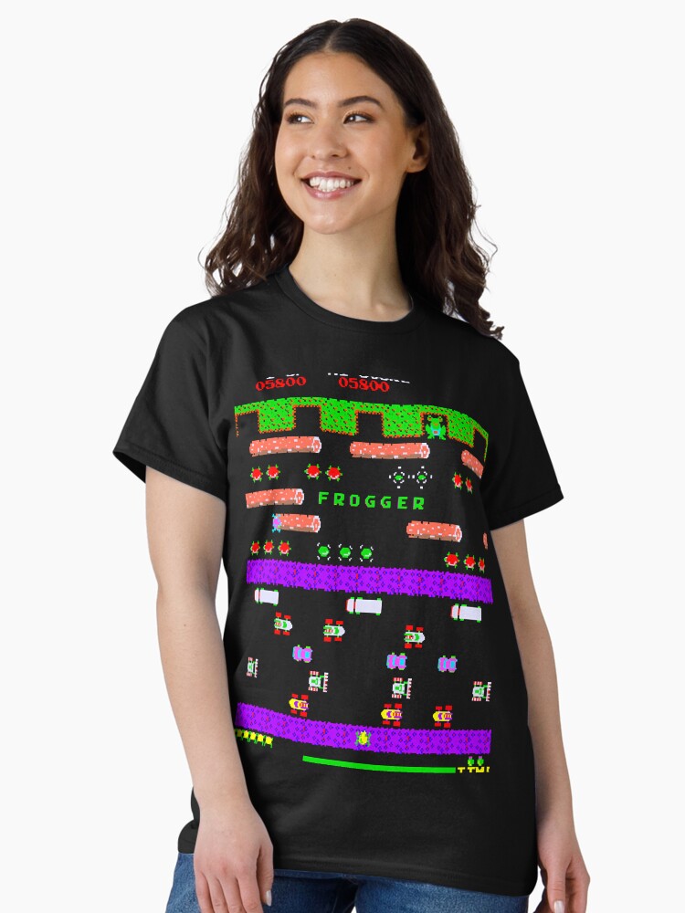 Thumbnail 1 of 7, Classic T-Shirt, Mod.2 Arcade Frogger Video Game designed and sold by phidiep597.