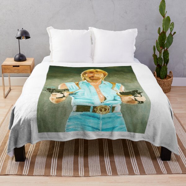 Item preview, Good Teach Martial Arts Passing Training Chuck Norris Oil Paint Classic Fans designed and sold by JermaineCutest.