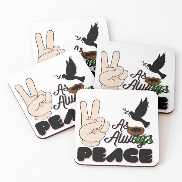 Item preview, As always Peace - Sending peace designed and sold by Fanatic Nerd.