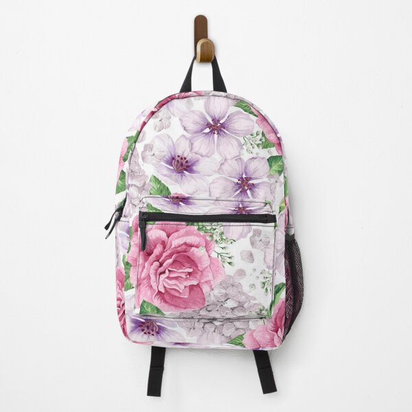 Item preview, Apple Tree Roses Hydrangea Flowers Petals Floral Pattern designed and sold by WearWolfDesigns.