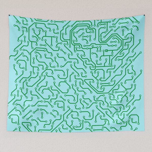 Item preview, PCB tracelines art designed and sold by EngineersArt.