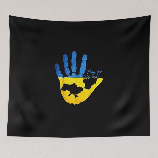 Item preview, Ukraine Map Pray For Ukraine designed and sold by KimbempeCB.