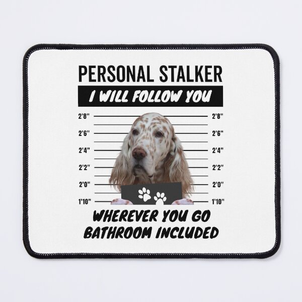 Item preview, Personal Stalker Dog – English Setter designed and sold by More Cute Dogs.