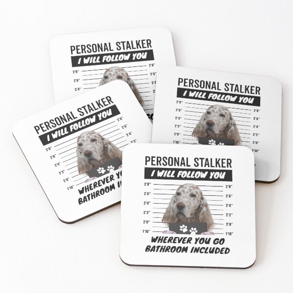 Item preview, Personal Stalker Dog – English Setter designed and sold by More Cute Dogs.