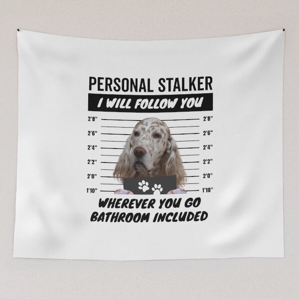 Item preview, Personal Stalker Dog – English Setter designed and sold by More Cute Dogs.