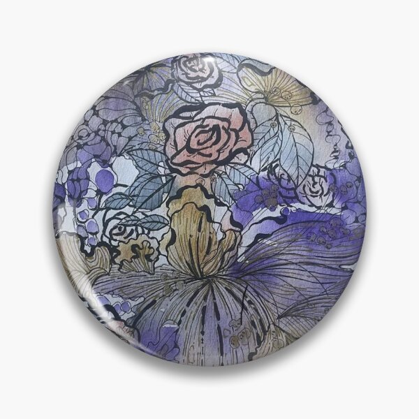 Item preview, purple watercolour flower vase  designed and sold by AngelClare22.