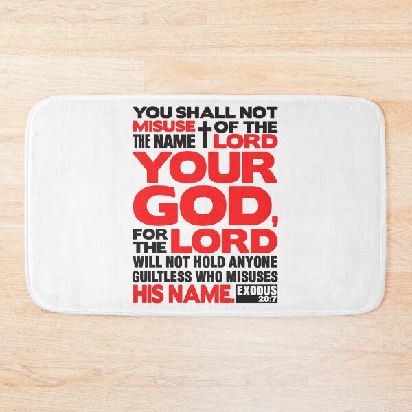 Item preview, Exodus 20:7 Name Of The LORD designed and sold by plushism.