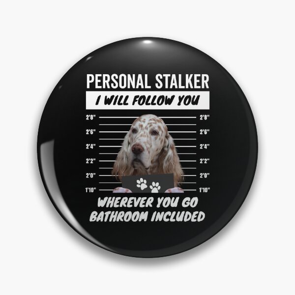 Artikelvorschau, Persönlicher Stalker-Hund – Englischer Setter entworfen und verkauft von More Cute Dogs.