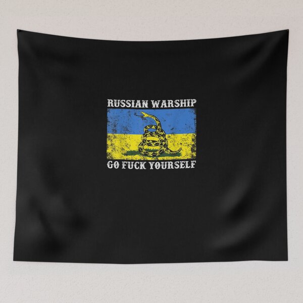 Item preview, I Stand With Ukraine Flag - Russian go f yourself designed and sold by KimbempeCB.