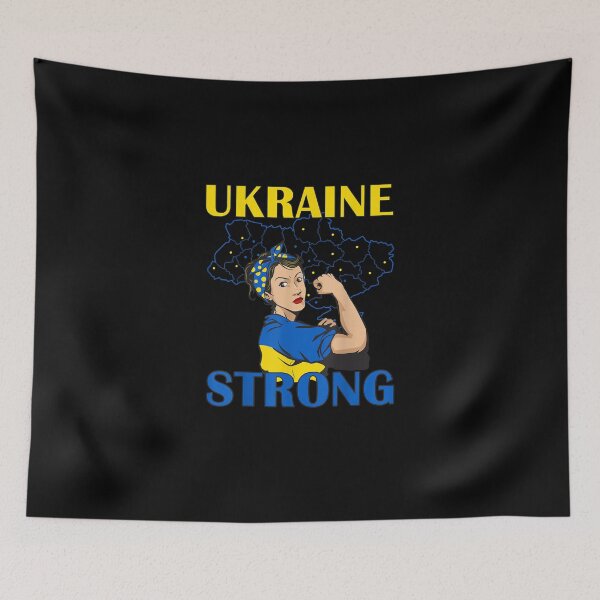 Item preview, ukraina strong, Ukraine Pride Women Messy Bun Free Ukraine designed and sold by KimbempeCB.