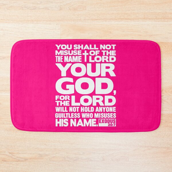 Item preview, Exodus 20:7 Name Of The LORD designed and sold by plushism.