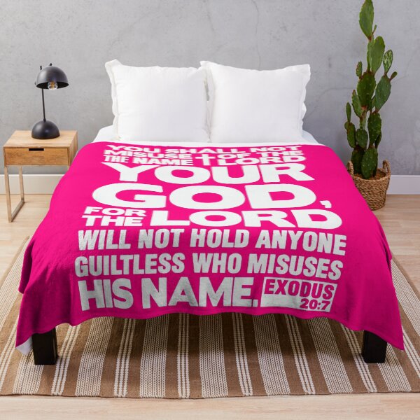 Item preview, Exodus 20:7 Name Of The LORD designed and sold by plushism.