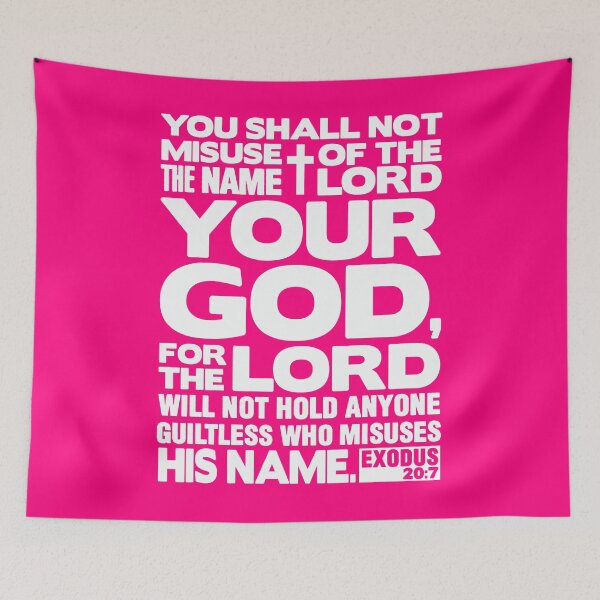 Item preview, Exodus 20:7 Name Of The LORD designed and sold by plushism.