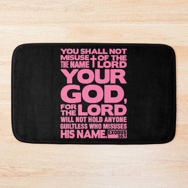 Item preview, Exodus 20:7 Name Of The LORD designed and sold by plushism.