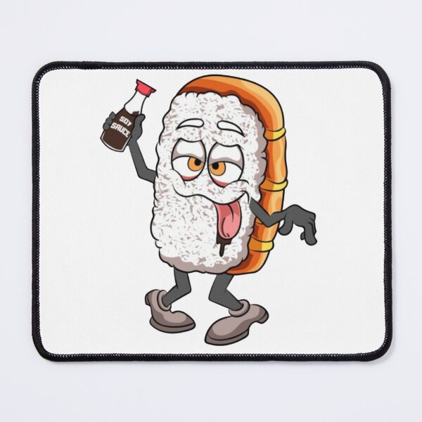 Item preview, Kawaii Drunken Nigiri Sushi with Soy Sauce designed and sold by CharlieDun.