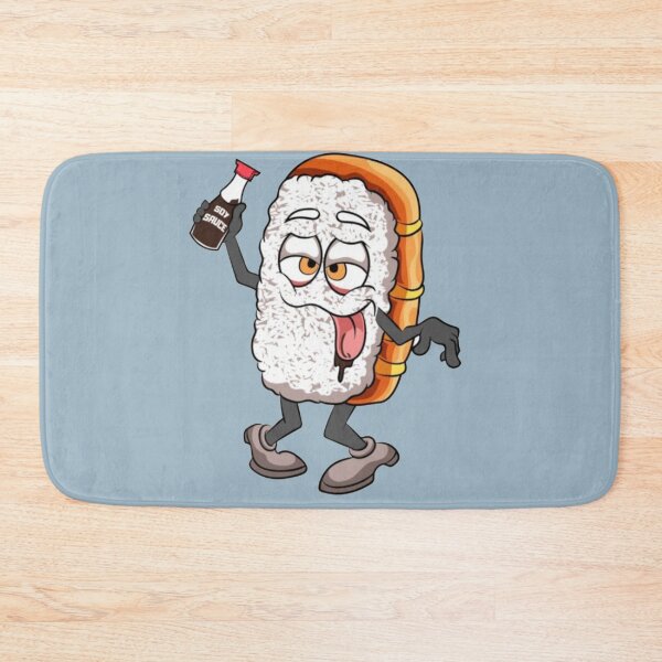 Item preview, Kawaii Drunken Nigiri Sushi with Soy Sauce designed and sold by CharlieDun.