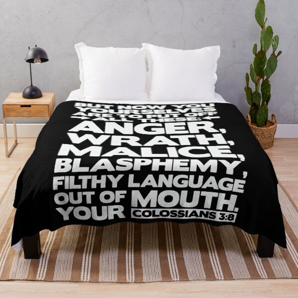 Item preview, Colossians 3:8 Blasphemy designed and sold by plushism.