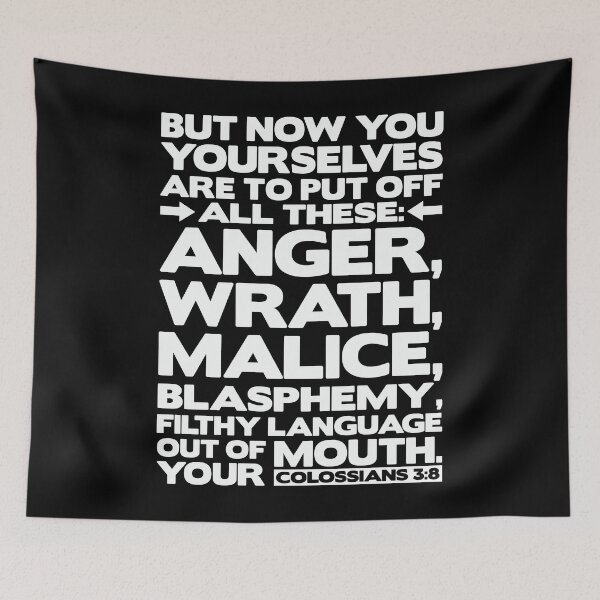 Item preview, Colossians 3:8 Blasphemy designed and sold by plushism.