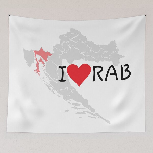 Item preview, "I Love Rab" designed and sold by MC Art Studio.