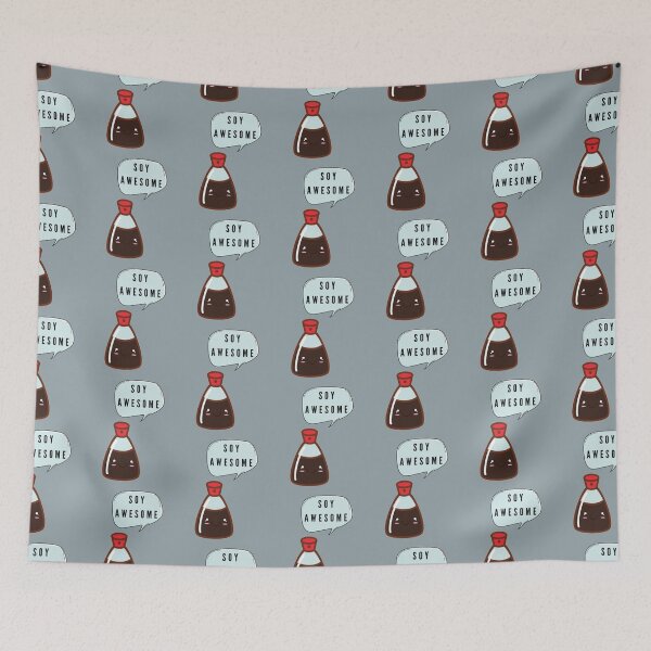 Item preview, Soy Awesome, So Awesome Food Pun designed and sold by CharlieDun.