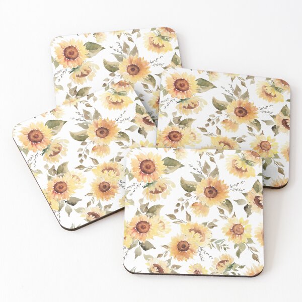 Item preview, Sunflowers Forever- Floral Watercolor Pattern - single layer designed and sold by UtArt.