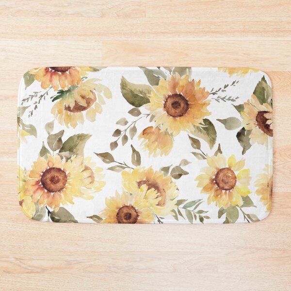 Item preview, Sunflowers Forever- Floral Watercolor Pattern - single layer designed and sold by UtArt.