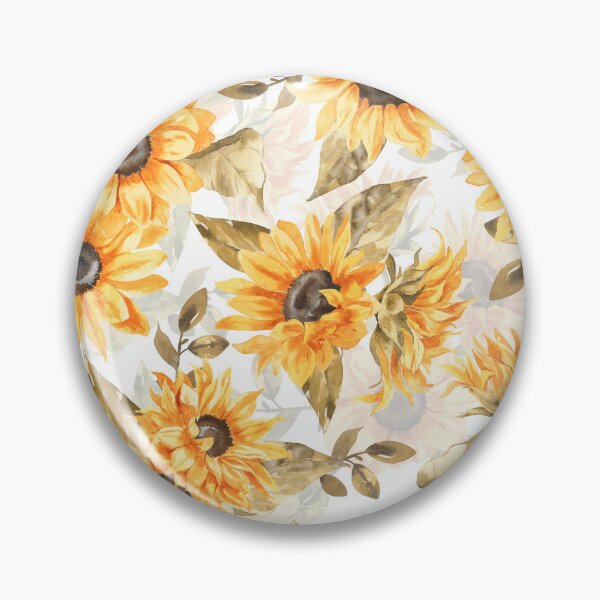 Item preview,  Sunflowers Forever 1 - Floral Watercolor Pattern - double layer designed and sold by UtArt.