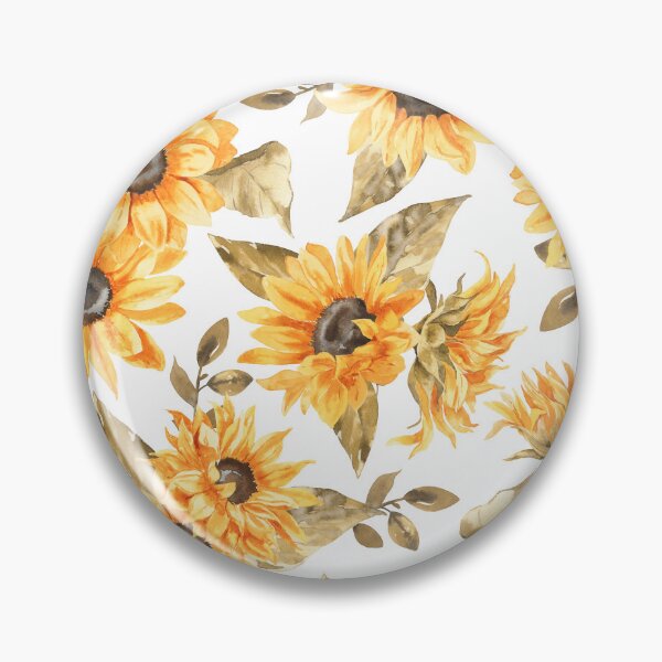 Item preview,  Sunflowers Forever 1 - Floral Watercolor Pattern - single layer designed and sold by UtArt.