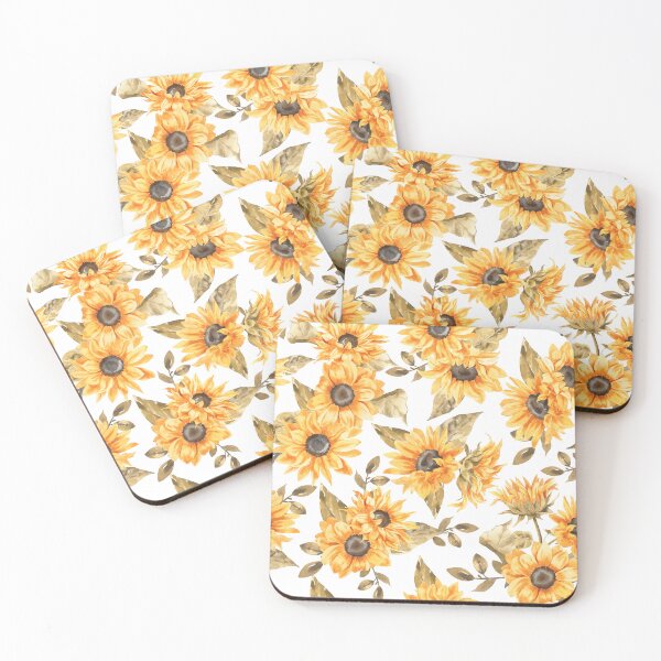 Item preview,  Sunflowers Forever 1 - Floral Watercolor Pattern - single layer designed and sold by UtArt.