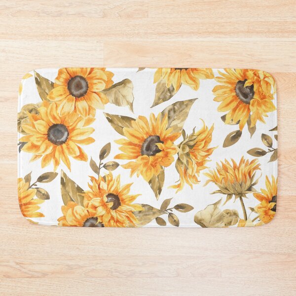 Item preview,  Sunflowers Forever 1 - Floral Watercolor Pattern - single layer designed and sold by UtArt.