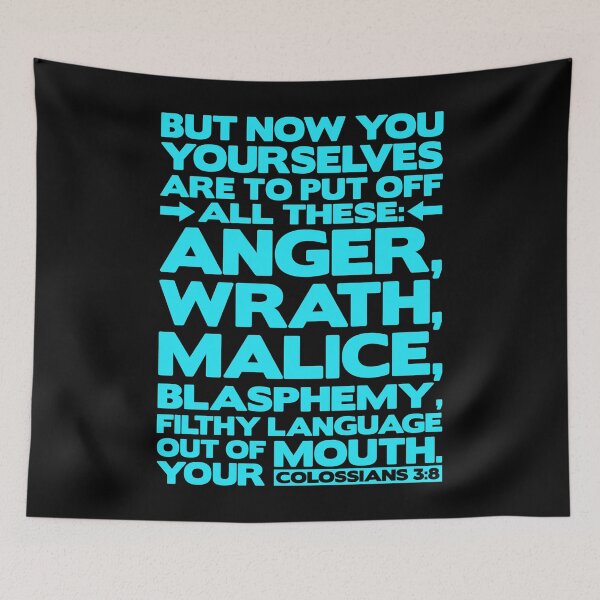 Item preview, Colossians 3:8 Blasphemy designed and sold by plushism.