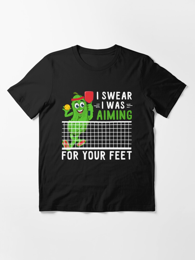 Aiming for Your Feet LEVLO Funny Pickleball Lovers Gifts I Swear I was Aiming for Your Feet Towels for The Pickleball Player 