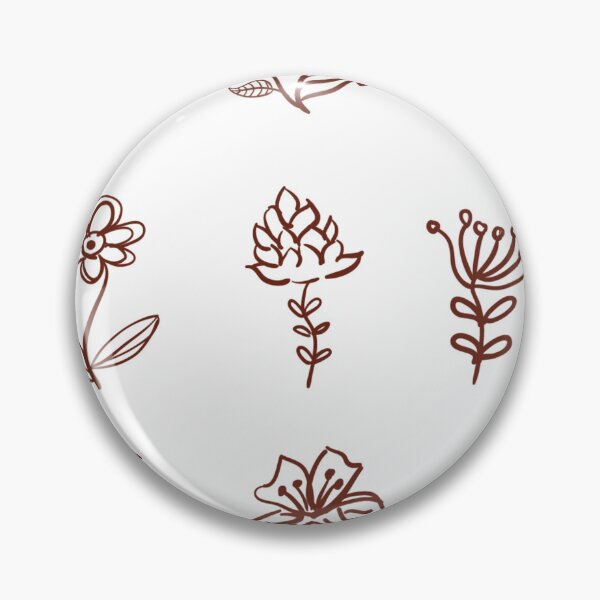 Item preview, Handpainted Line Flowers designed and sold by Inez-kemmy.