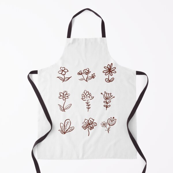 Item preview, Handpainted Line Flowers designed and sold by Inez-kemmy.