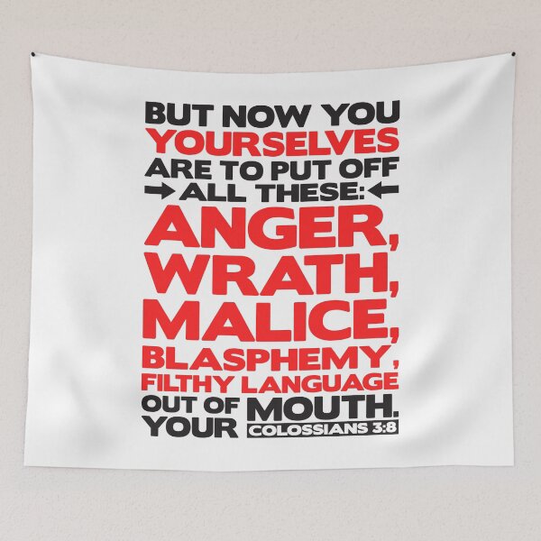 Item preview, Colossians 3:8 Blasphemy designed and sold by plushism.