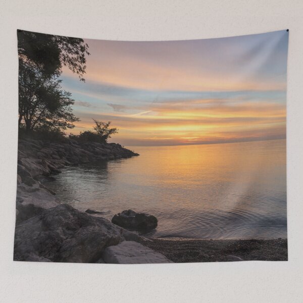Item preview, Lakeside Reverie - Glorious Dayspring on Lake Ontario in West End Toronto designed and sold by Georgia Mizuleva.