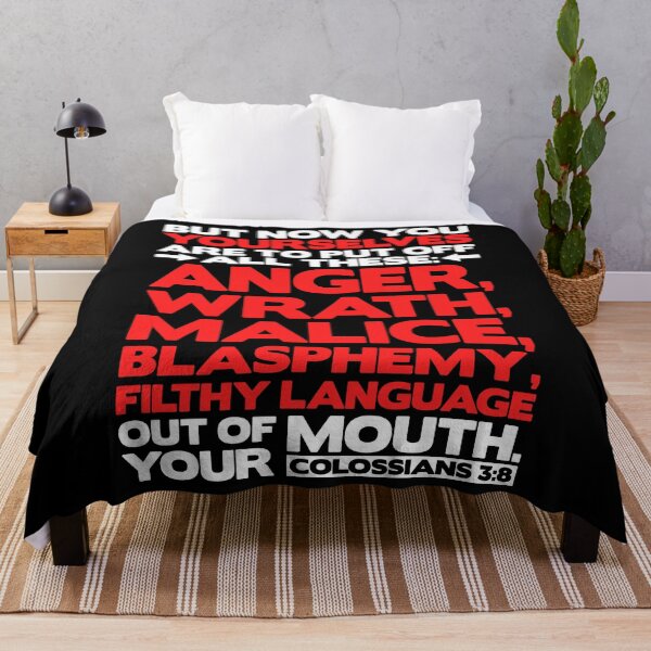 Item preview, Colossians 3:8 Blasphemy designed and sold by plushism.