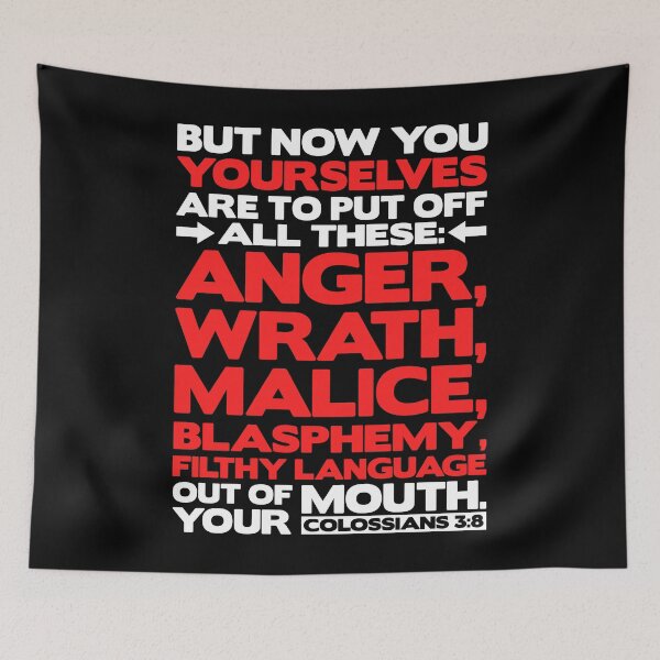 Item preview, Colossians 3:8 Blasphemy designed and sold by plushism.