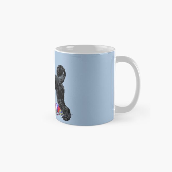 Portuguese Water Dog Standing with Float Line Classic Mug