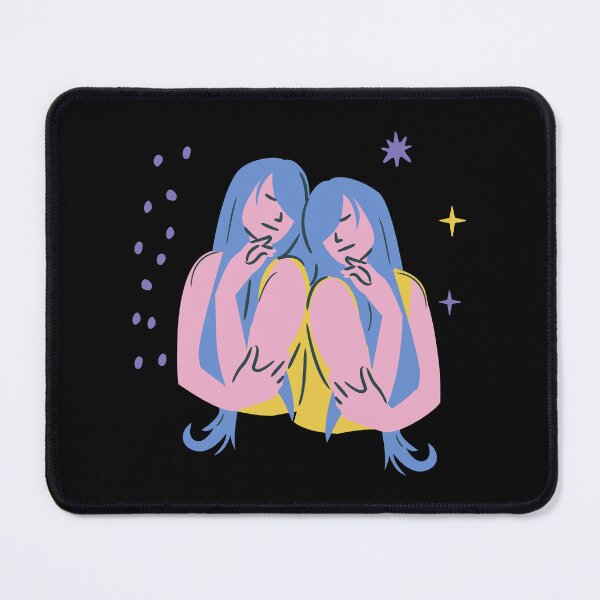 Aperçu de l'œuvre Signe astrologique des Gémeaux créée et vendue par designedbylils.