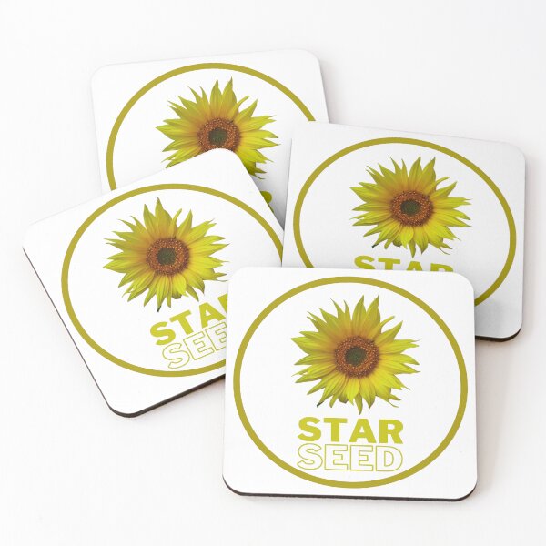 Item preview, Starseed | Sunflower Text Design | Happiness in Bloom | Cosmic Beings | Pure Intent | Raise Your Vibration designed and sold by FrequencyV.