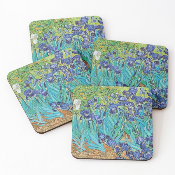 van gogh irises Coasters (Set of 4)